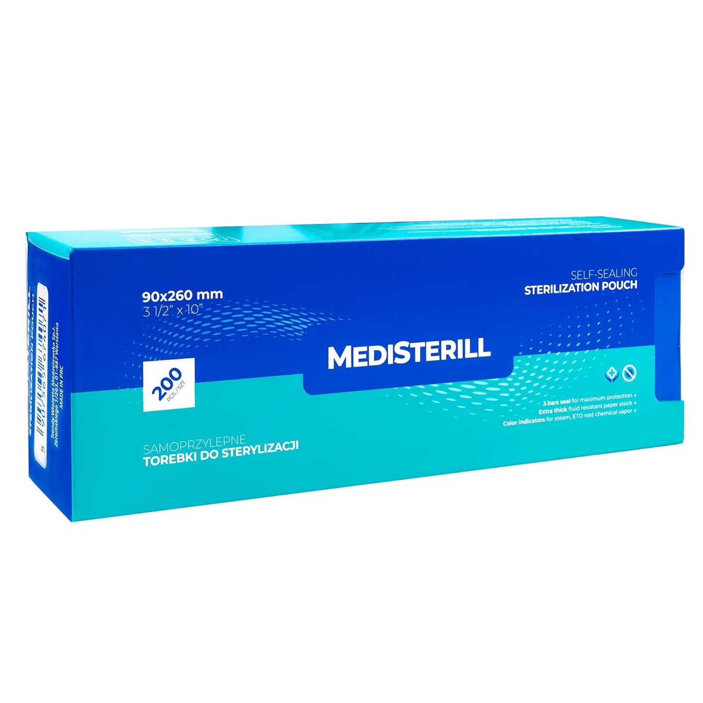 Sacchetti auto-sigillanti per sterilizzazione 200pz