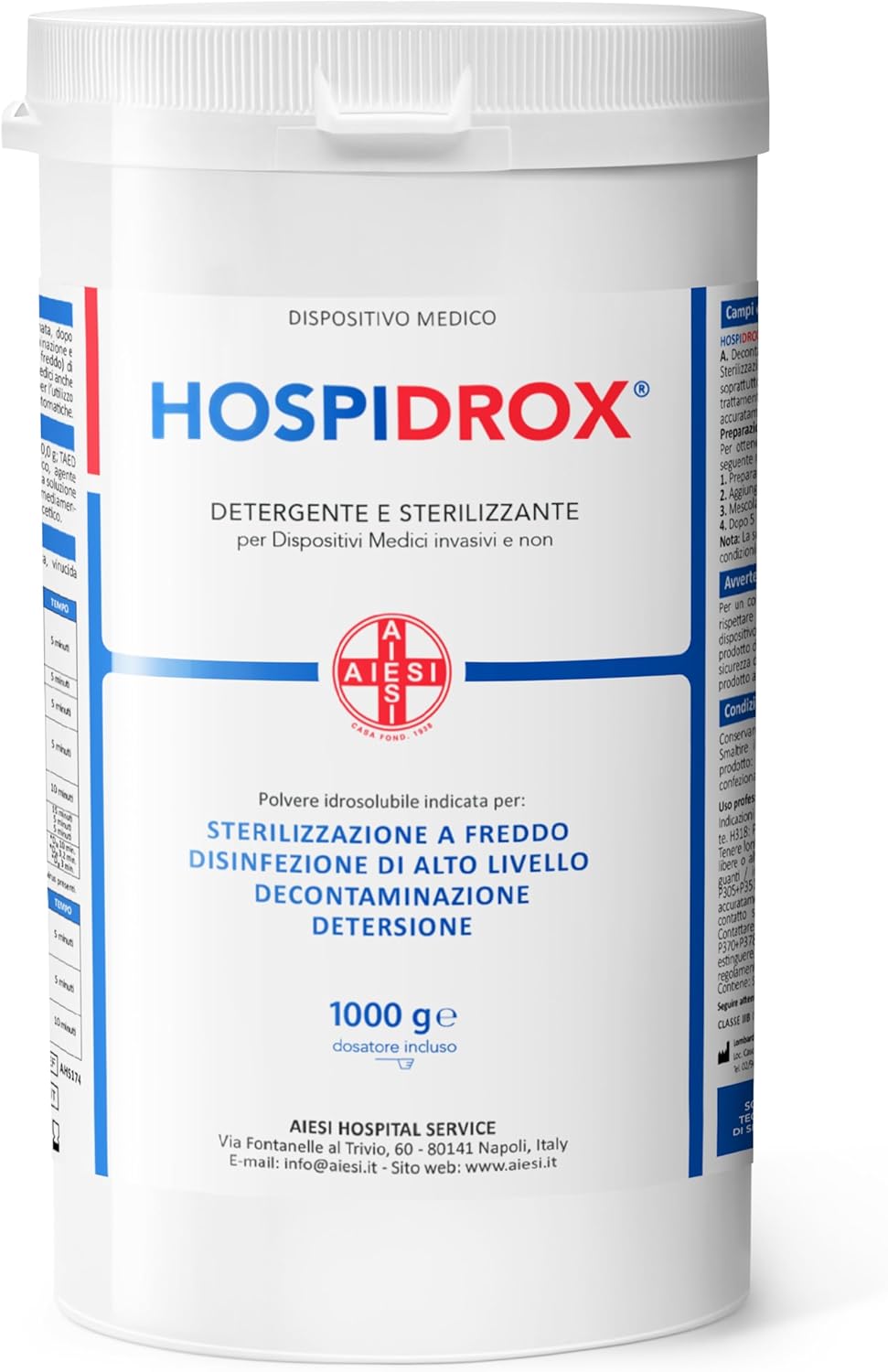 AIESI® Sterilizzante a freddo in polvere 1kg